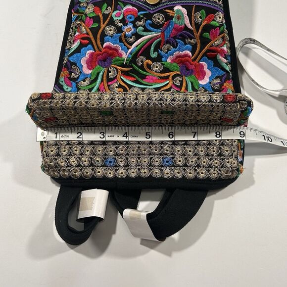 Goodhan‎ Vintage Brand Backpack Small Embroidered Floral - Picture 9 of 15